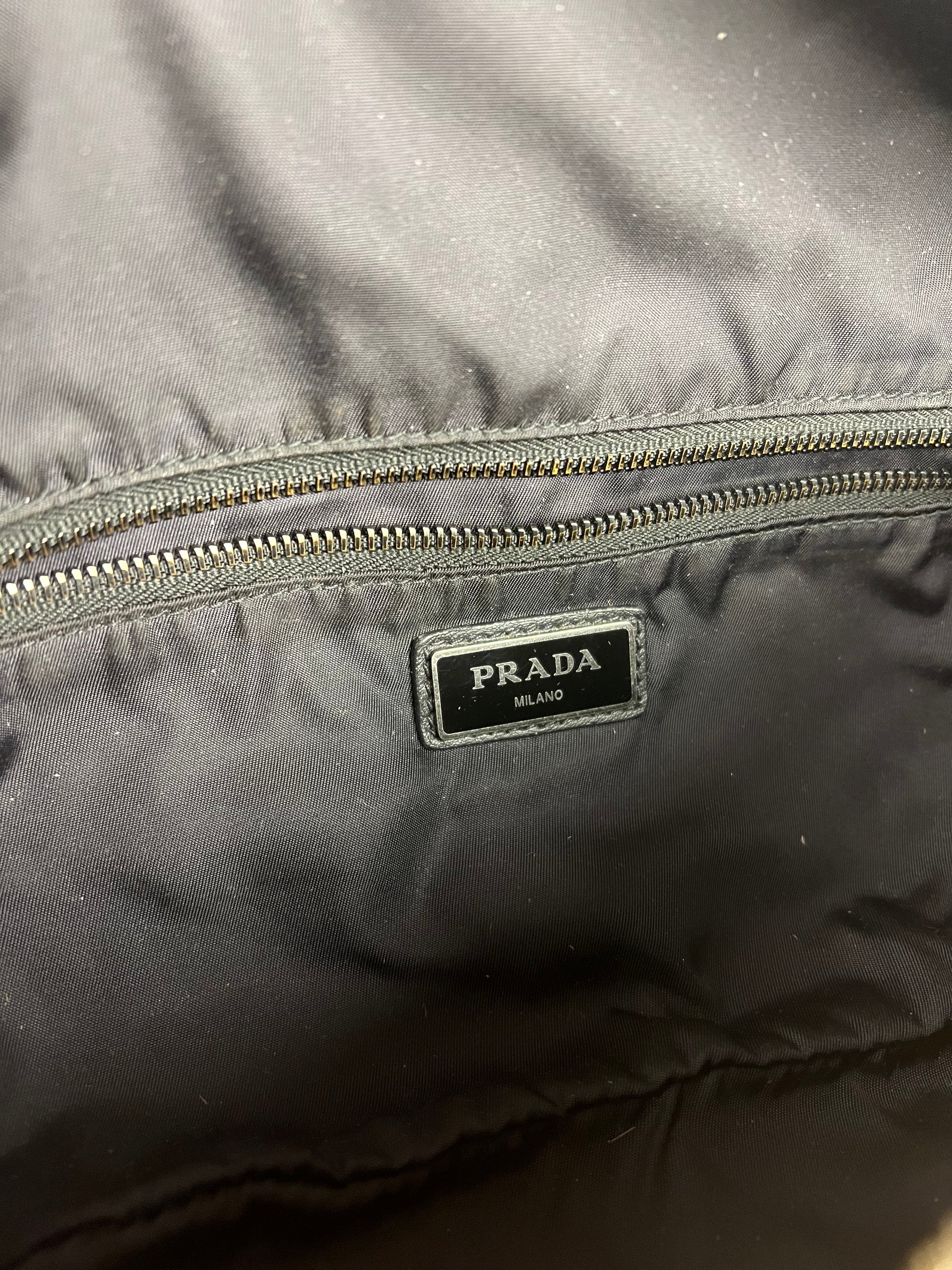 Prada Leather Belt Bag Black