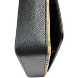 Burberry Black Leather Trim House Hampshire Crossbody