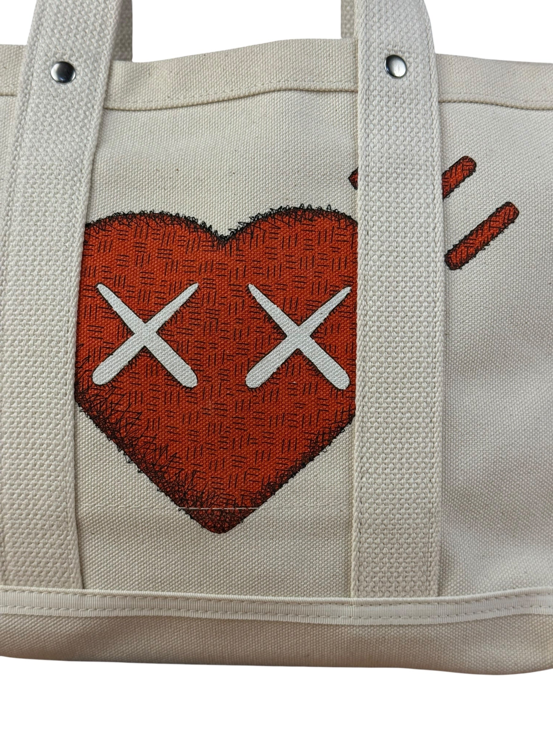 Human Made X KAWS Small Canvas Tote Bag
