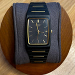 Seiko Black & Gold Quartz
