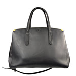 Coach Black Leather Trim Copper Carryall Two-Way Bag