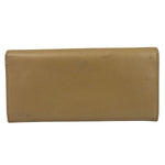 Fendi Beige Monster Face Leather Long Wallet