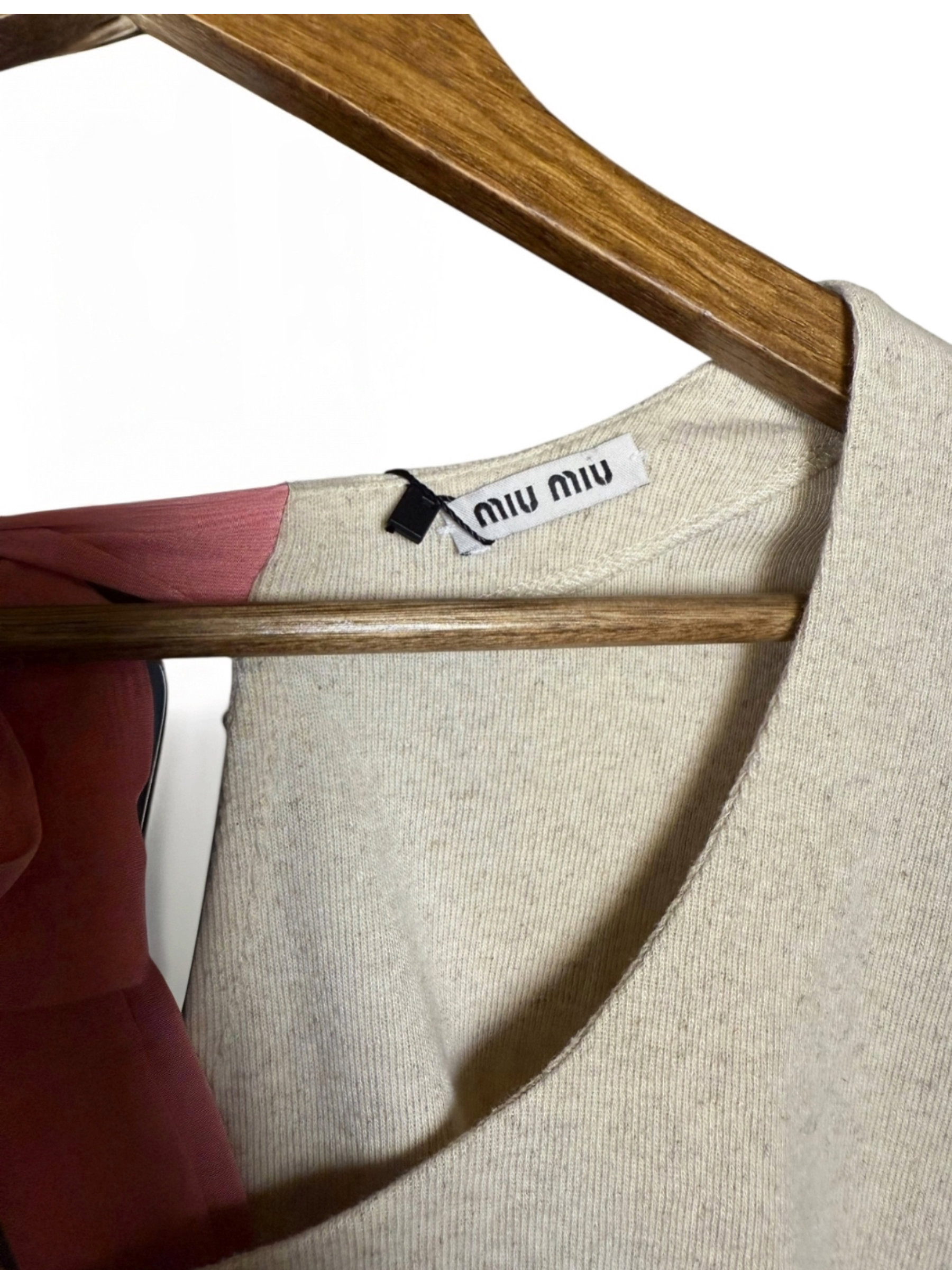 Miu Miu Ruffle Sleeveless Top