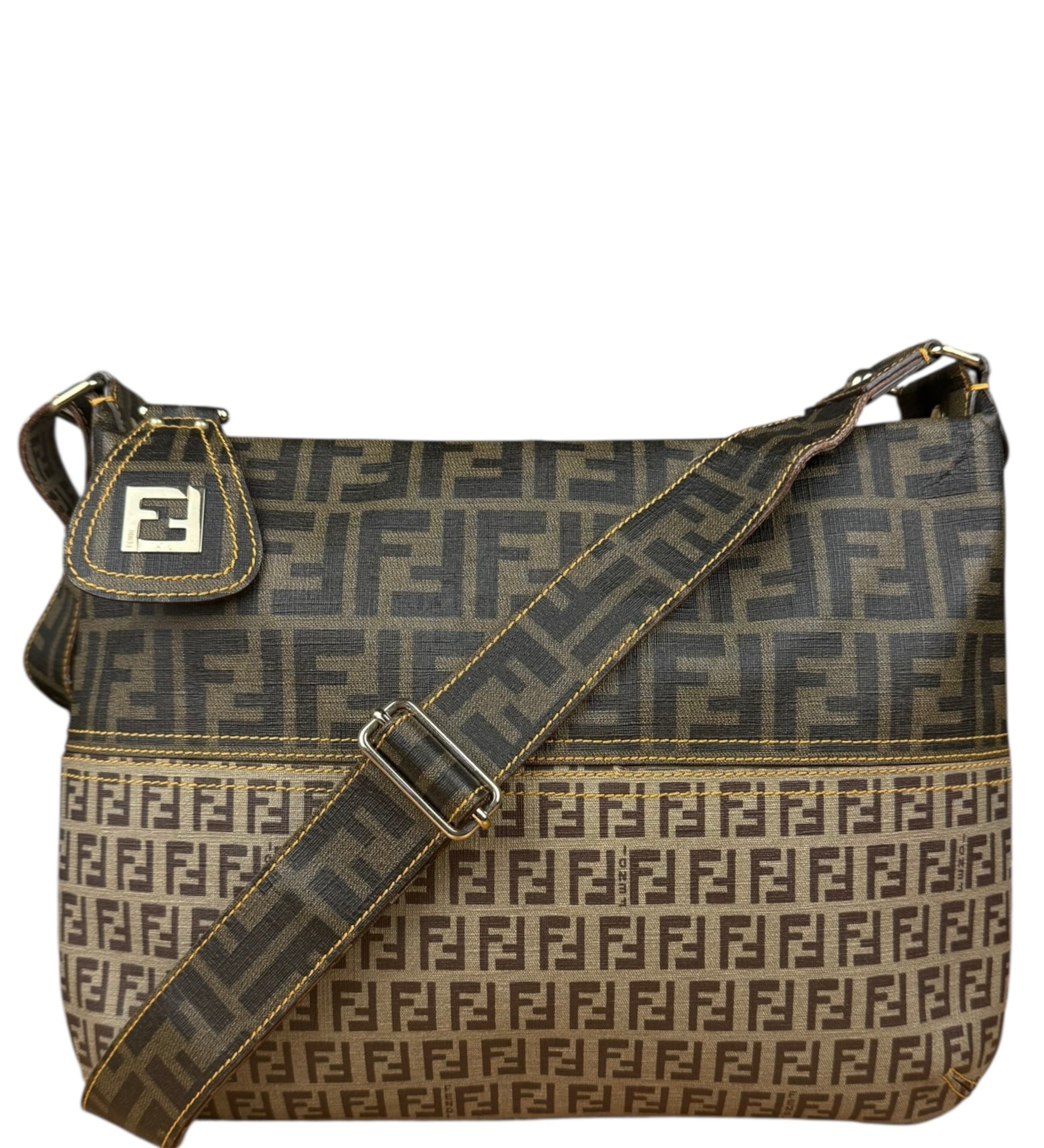 Fendi Zucca Combination Crossbody Bag