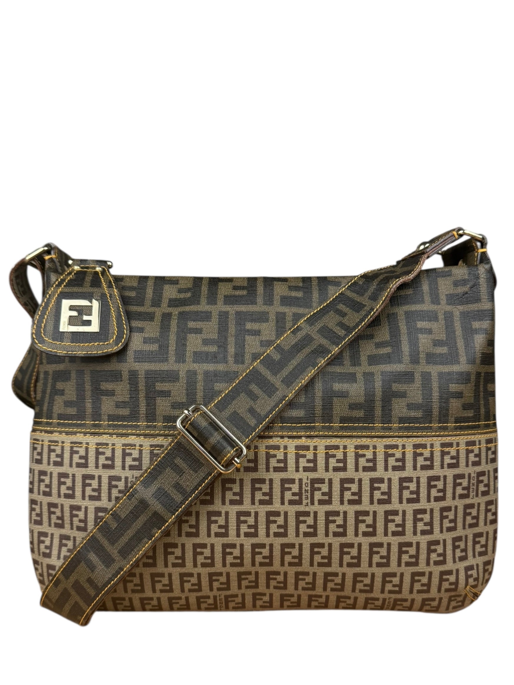 Fendi Zucca Combination Crossbody Bag