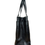 Gucci Vintage Black Leather Shoulder Tote