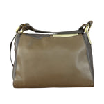Fendi Colorblock Leather Two-Way Flap Bag
