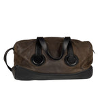 Celine Brown/Black Leather Bowling Bag