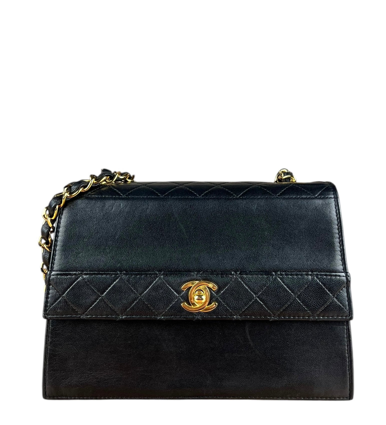 Chanel Neo Executive Black Lambskin 1990