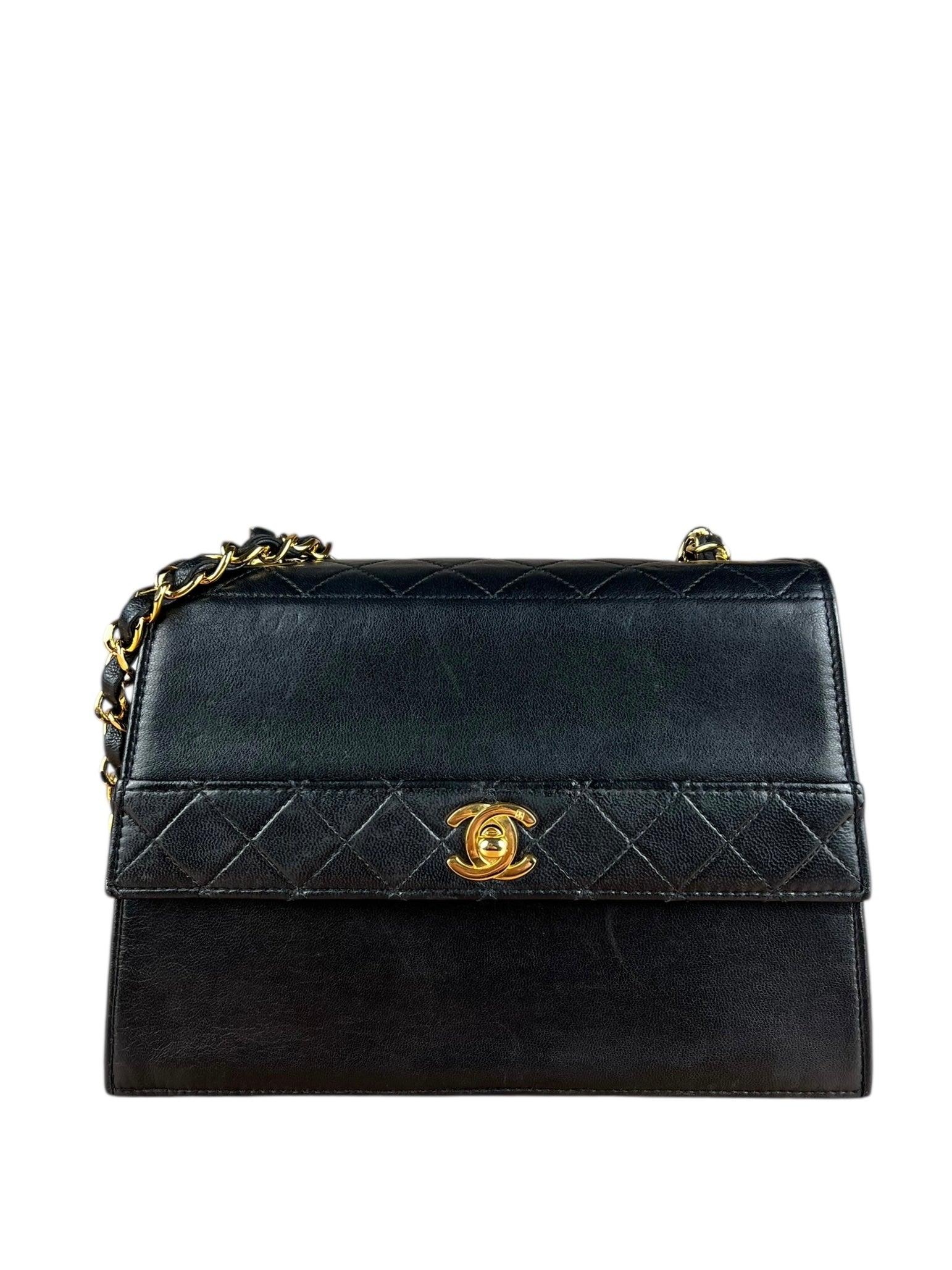 Chanel Neo Executive Black Lambskin 1990