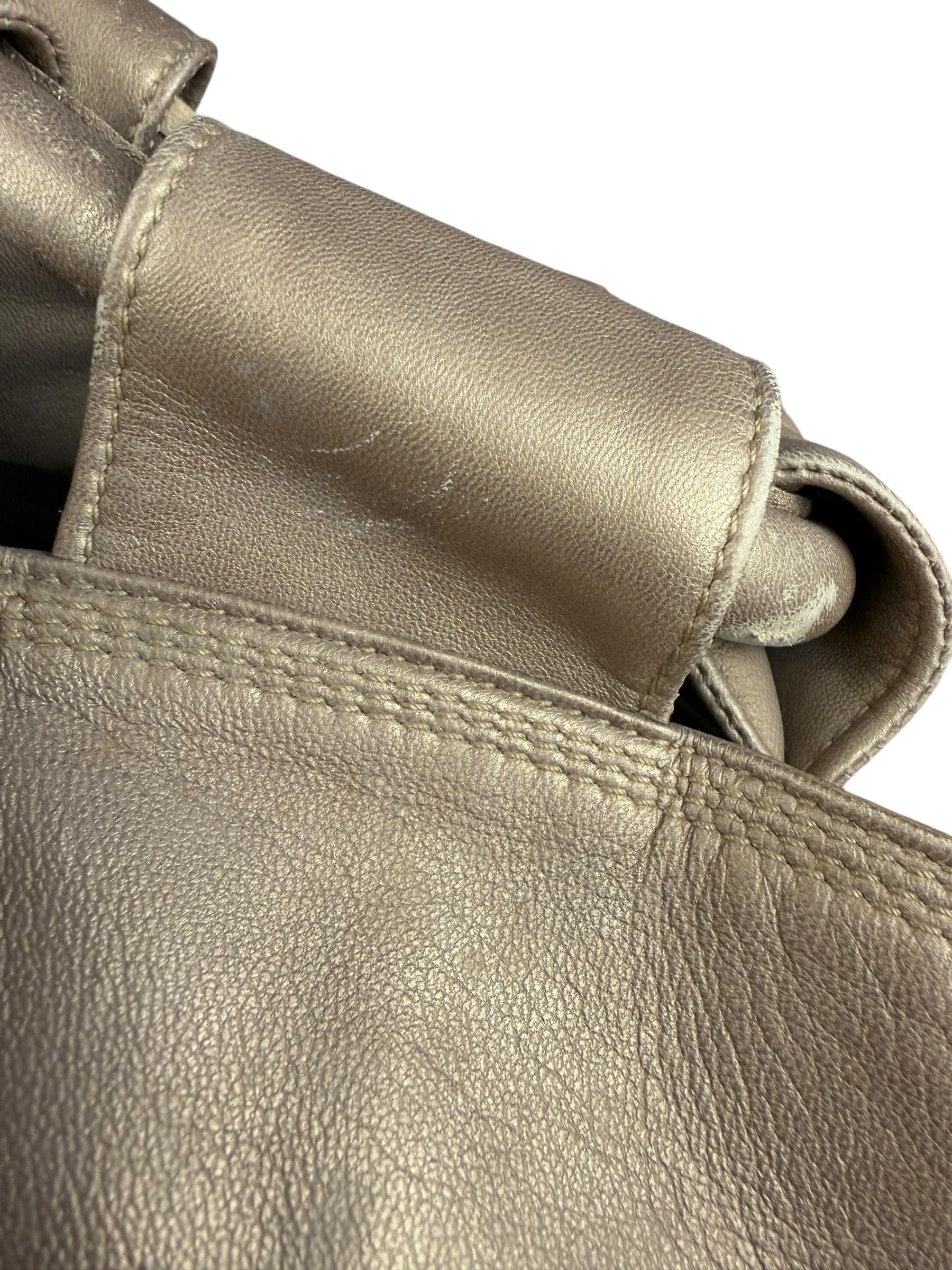Loewe Vintage Gold Nappa Aire Hobo/Tote Bag