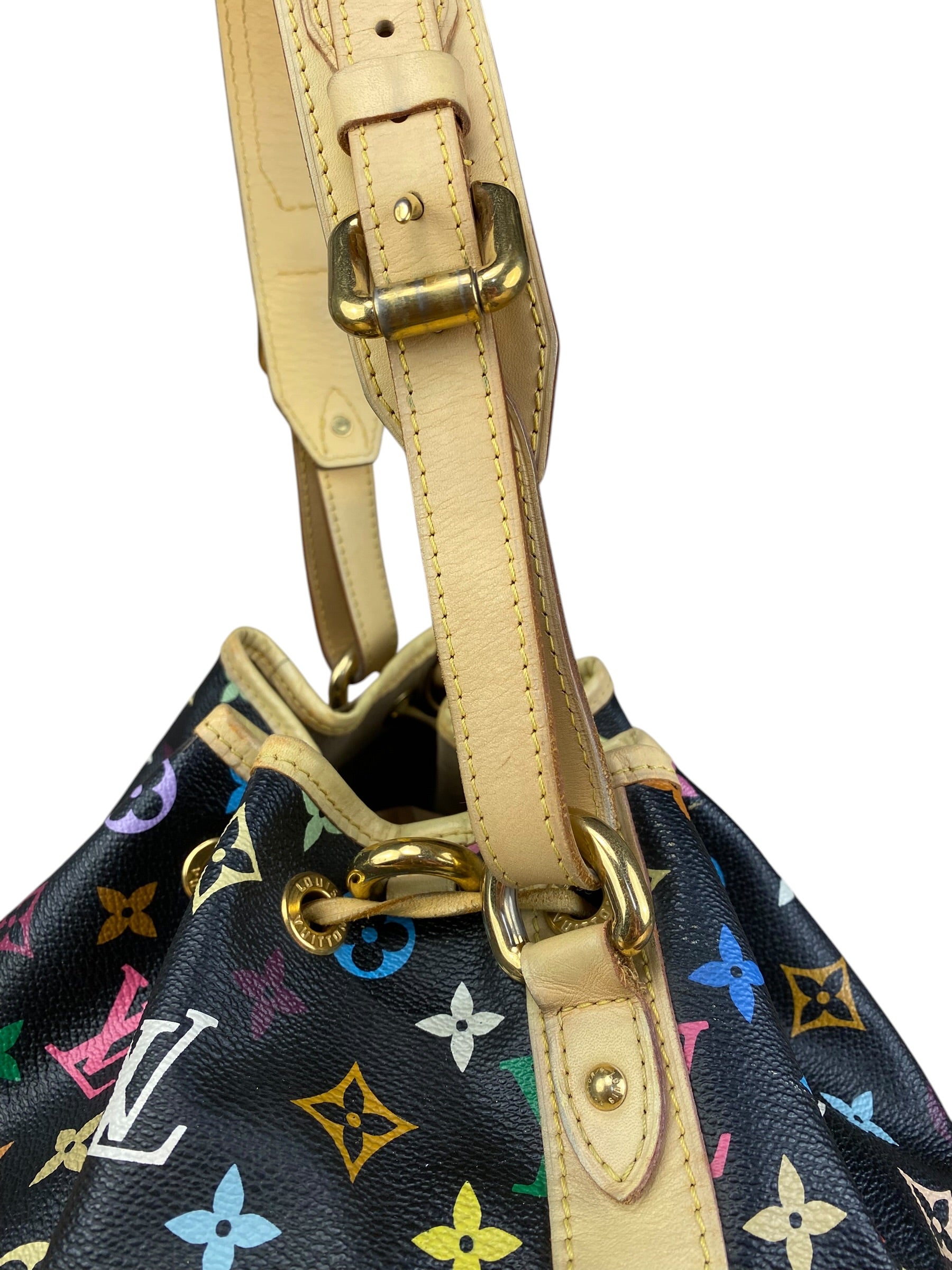 Louis Vuitton Vintage Black Murakmi Petit Noe