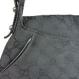 Gucci GG Vintage Black Horsebit Flap Shoulder Bag
