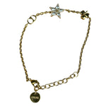 Christian Dior Gold Toned Charm Bracelet