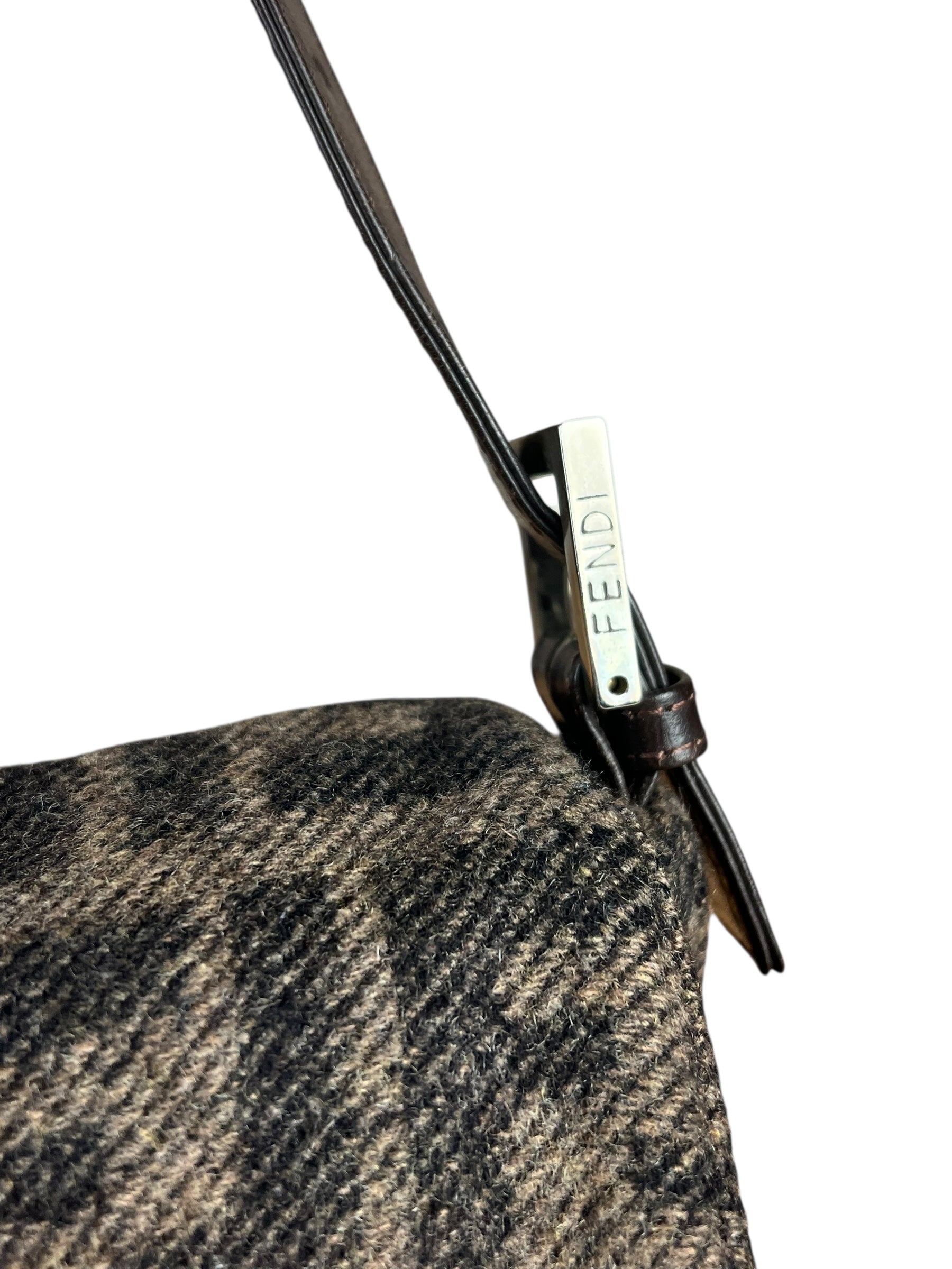 Fendi Wool Zucca Baguette