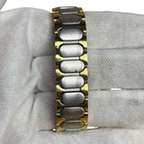 YSL 2 Tone Round Dial Navy Bezel