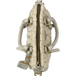 Prada Y2K Ivory Gaufre Nylon Woven Leather 2Way Mini Handbag