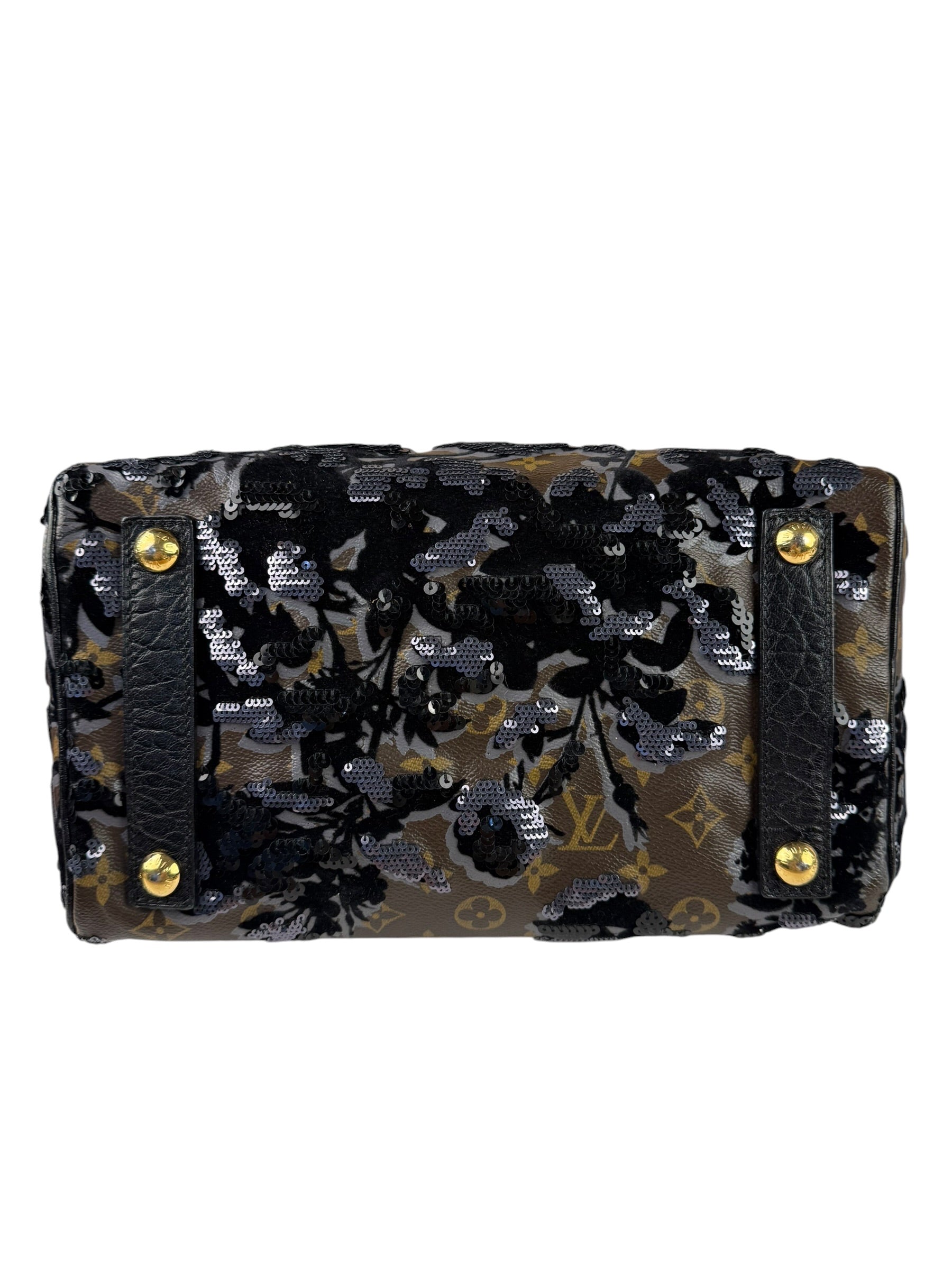 Louis Vuitton Limited-Edition Monogram Fleur De Jais Speedy 30