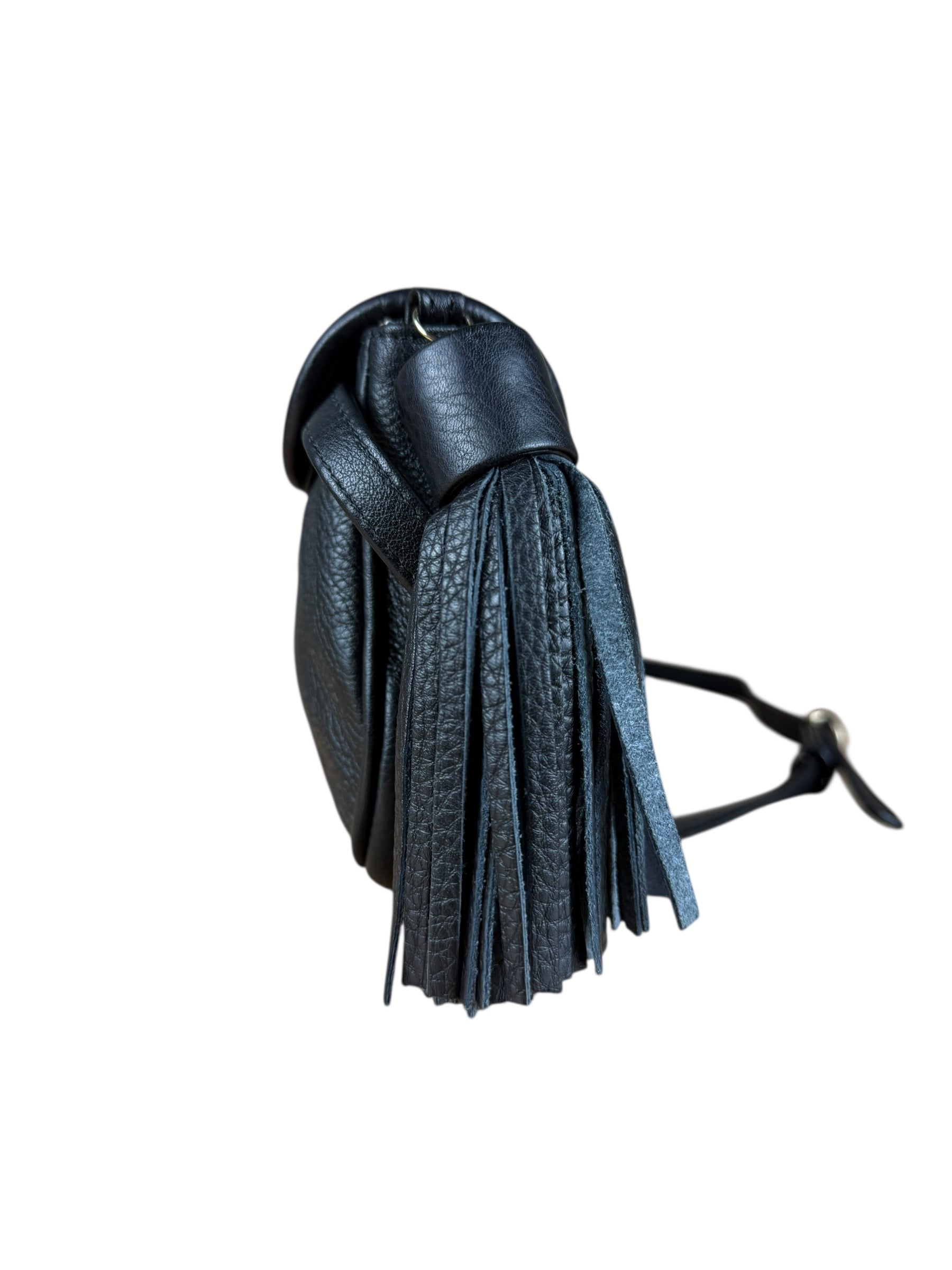 See By Chloé Black leather Tassel Shoulder Bag