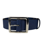 Gucci Navy Monogram GG Belt