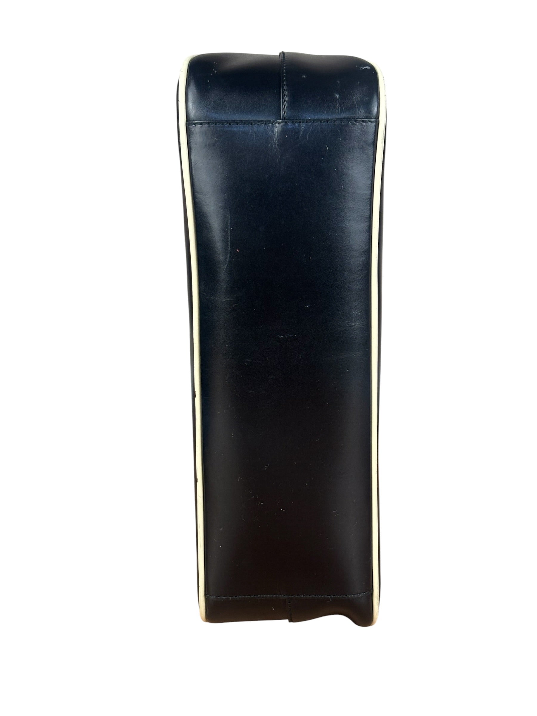 Prada Vintage Black Leather Pochette