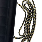 Chanel Black Satin Chocolate Bar Mini East-West Flap Bag