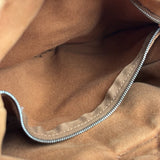 Hermes Vintage Brown Toile Saxo PM