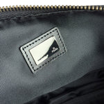 Fendi FF Black Canvas Boat Pochette