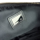 Fendi FF Black Canvas Boat Pochette