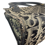 Christian Dior Black/Grey Trotter Handbag