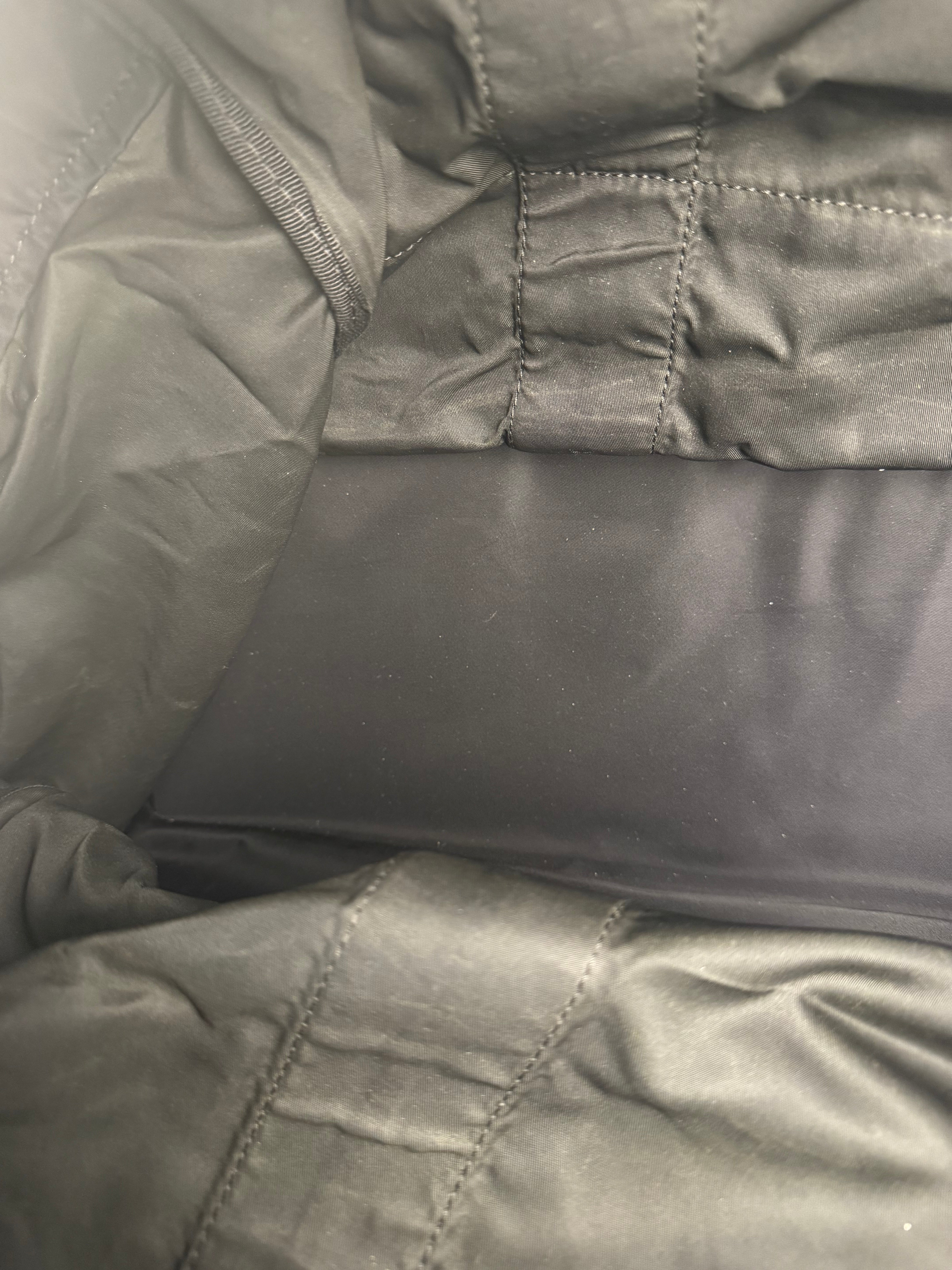 Prada Black Nylon Vintage Duffle Bag