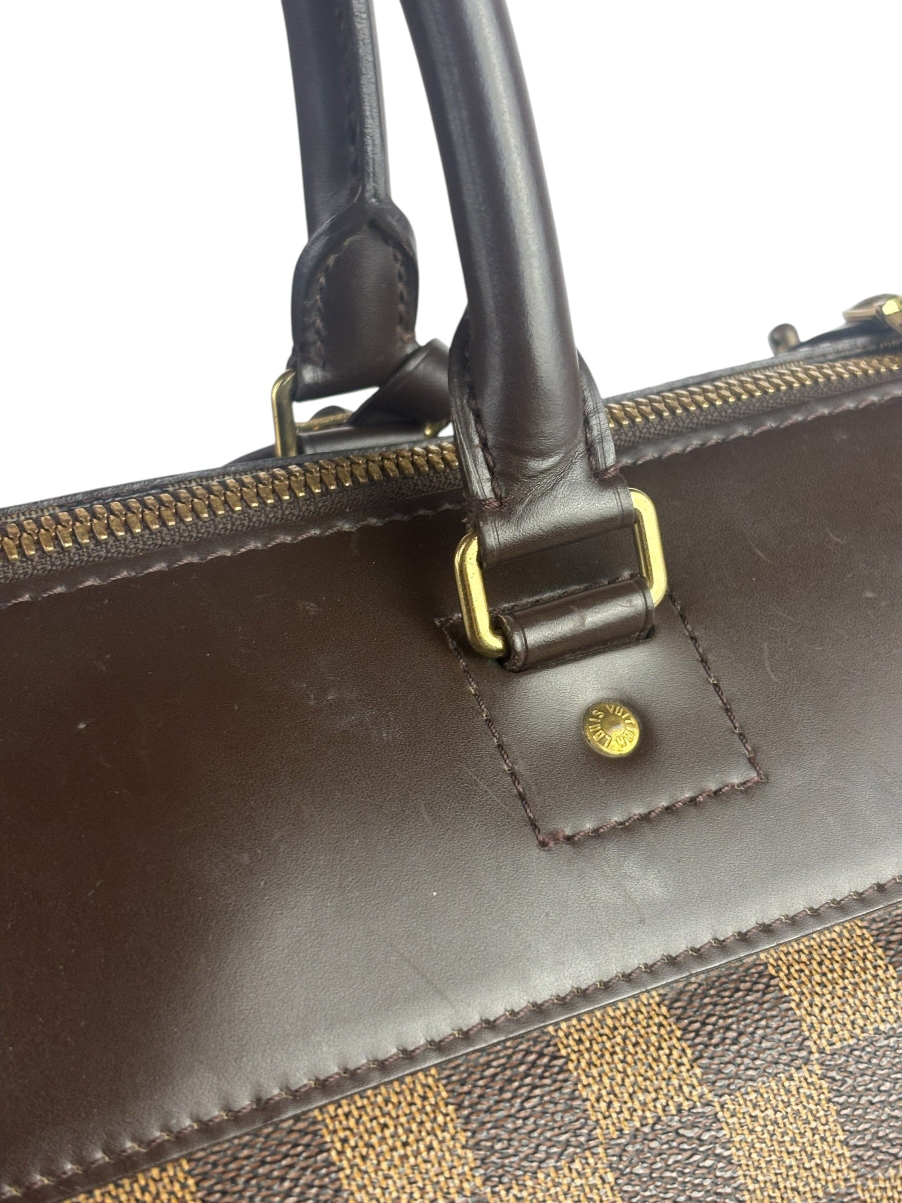 Louis Vuitton Damier Ebene Greenwich Travel Handbag GM