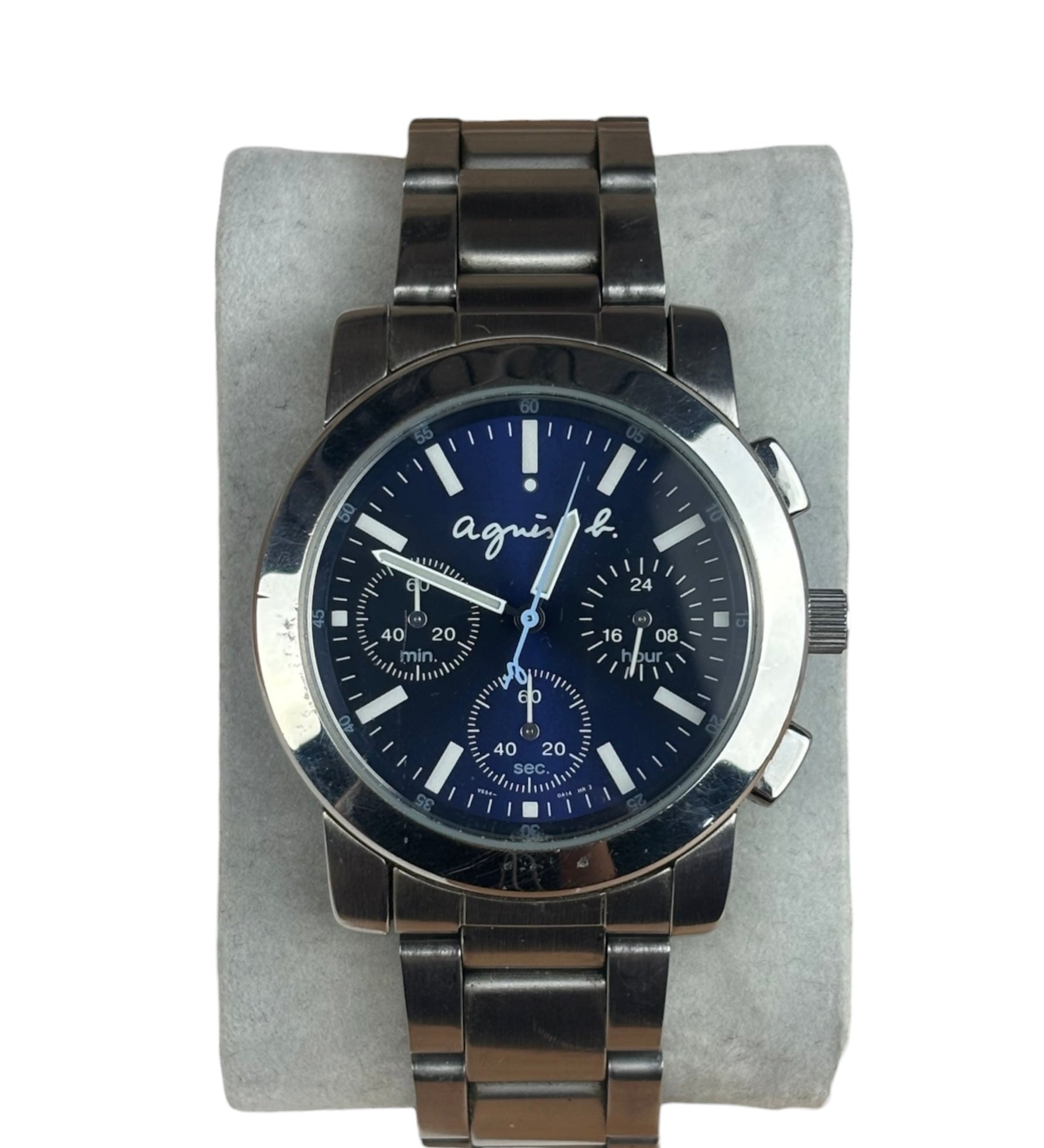 Seiko Anges B. Chronograph Blue Dial
