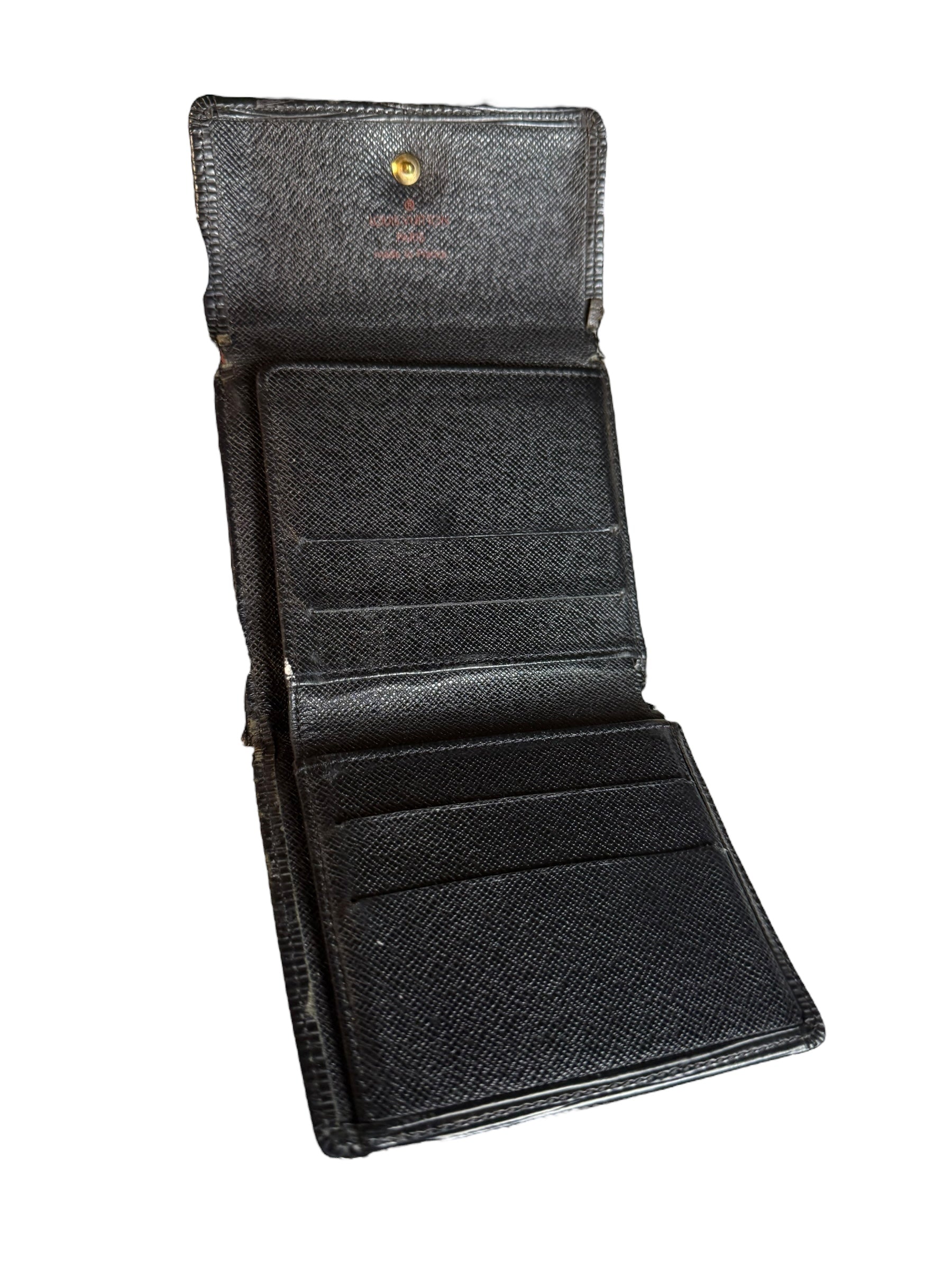 Louis Vuitton Epi Noir Compact Wallet