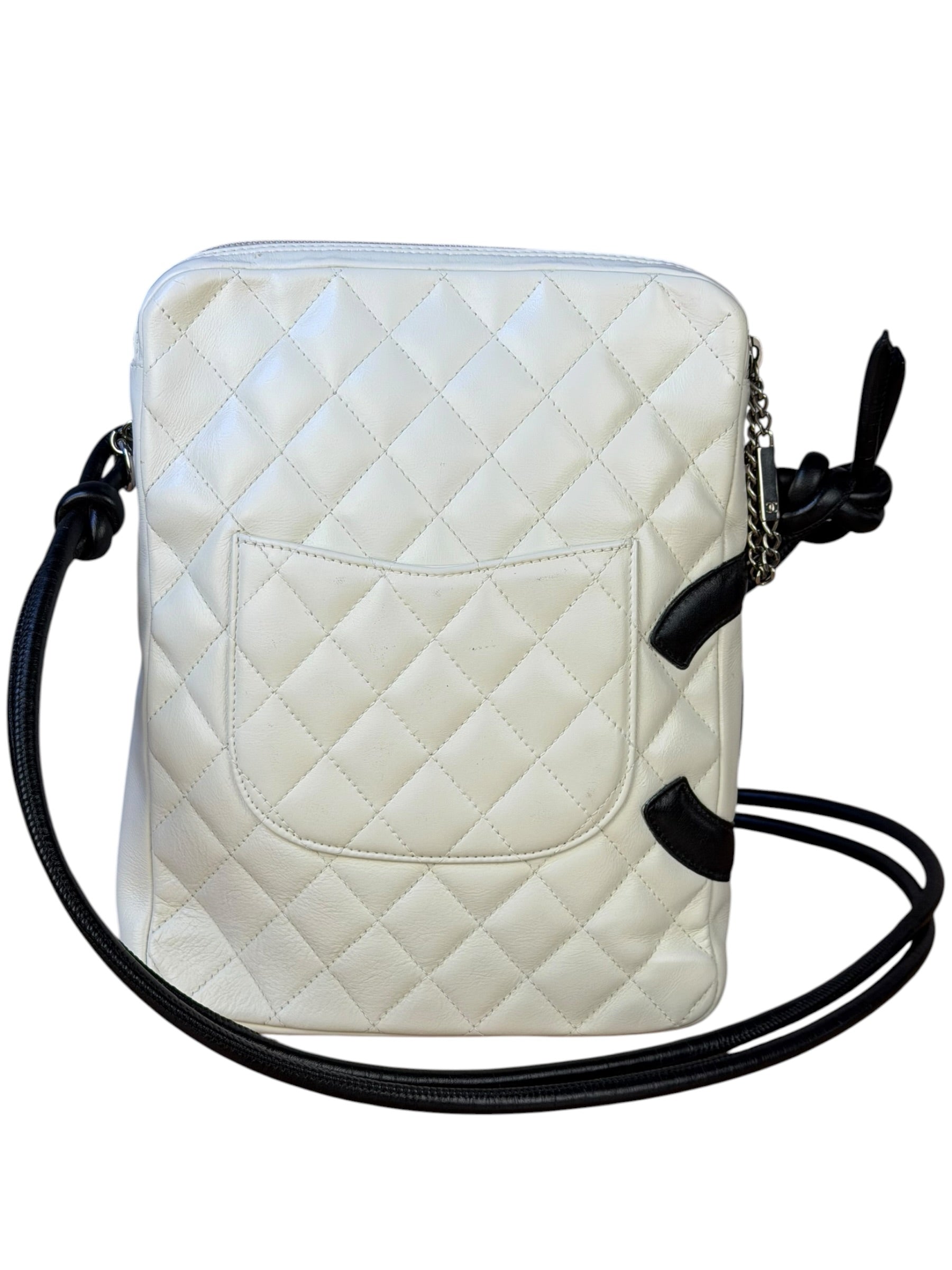Chanel Vintage Leather Cambon Ligne Crossbody/Shoulder Bag-2008