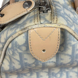 Christian Dior Vintage Trotter Canvas Mini Boston Bag
