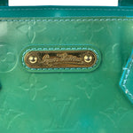 Louis Vuitton Vintage Teal Monogram Vernis Wilshire PM Tote