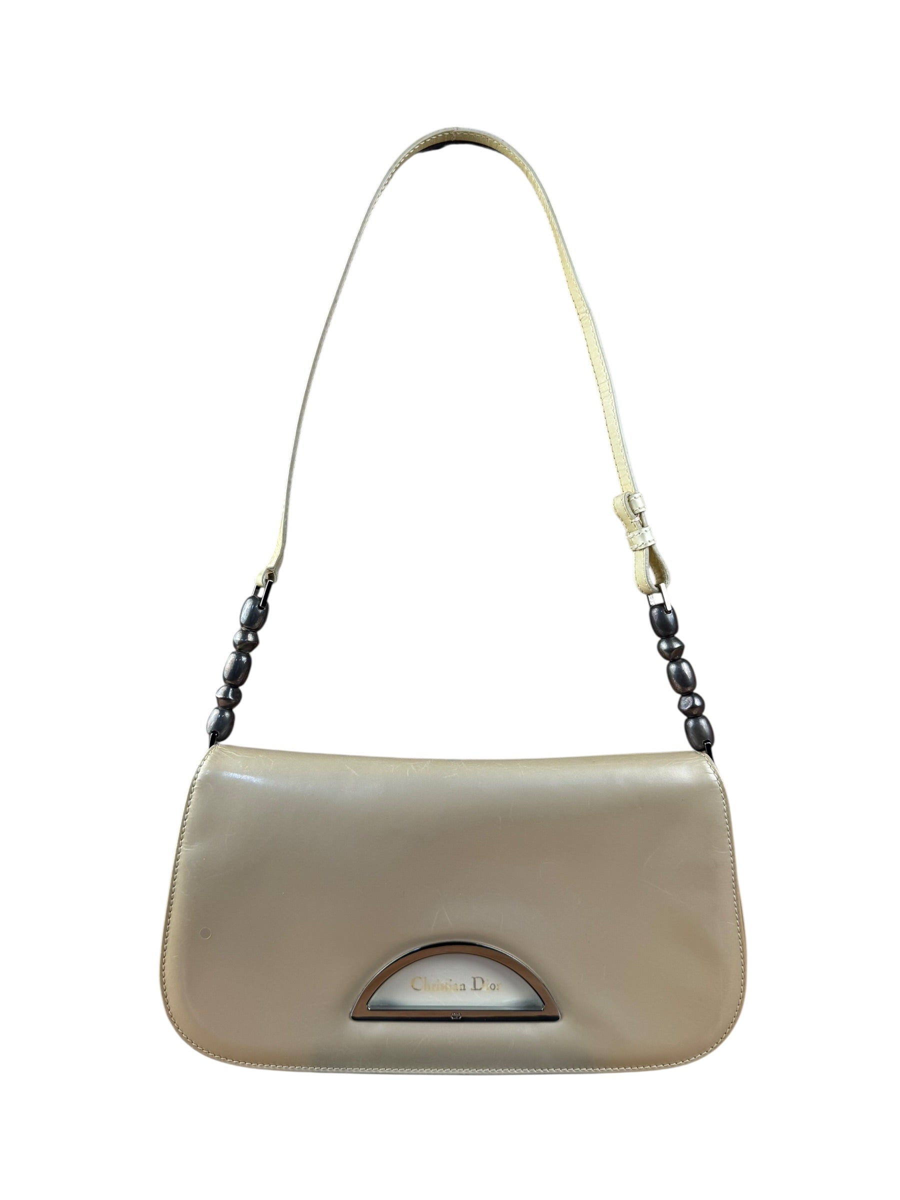 Christian Dior Vintage Patent Leather Malice Shoulder Bag