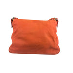 Fendi Vintage Peachy Suede/Leather Forever Flap Mamma Baguette