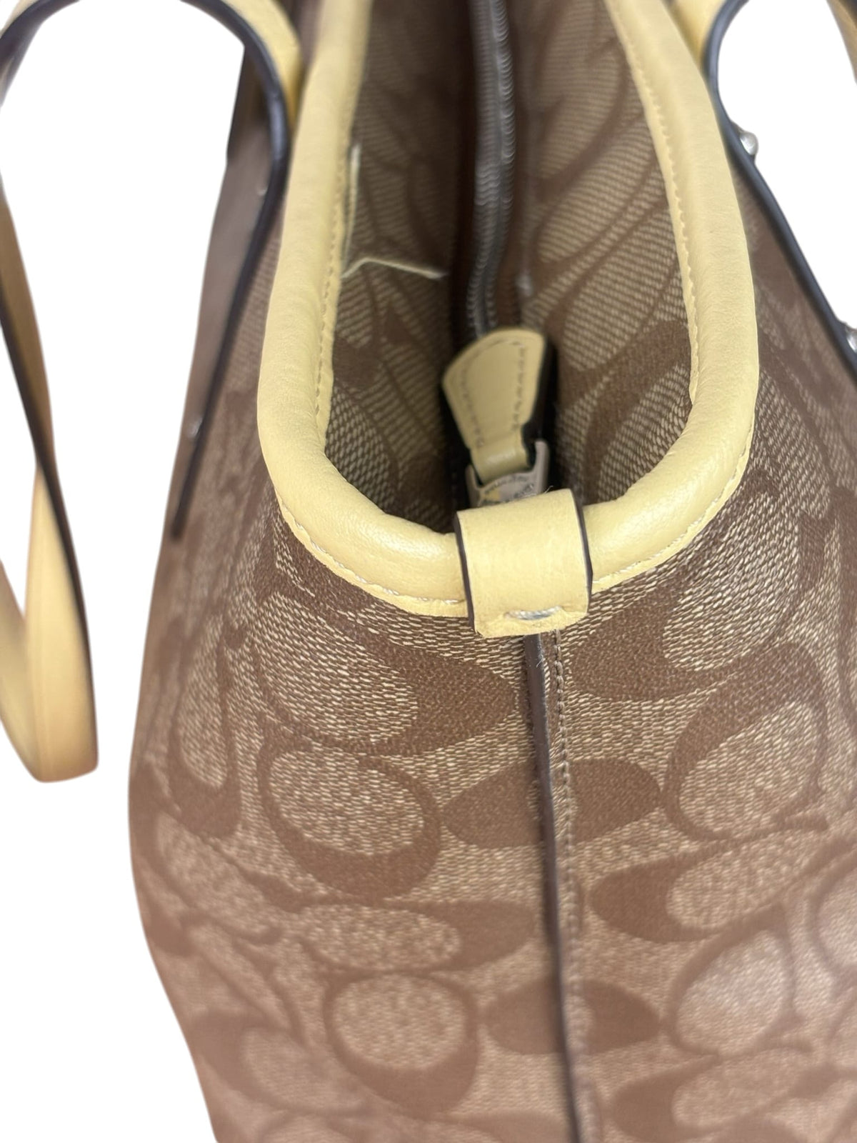 Coach Beige/Brown CC City Tote