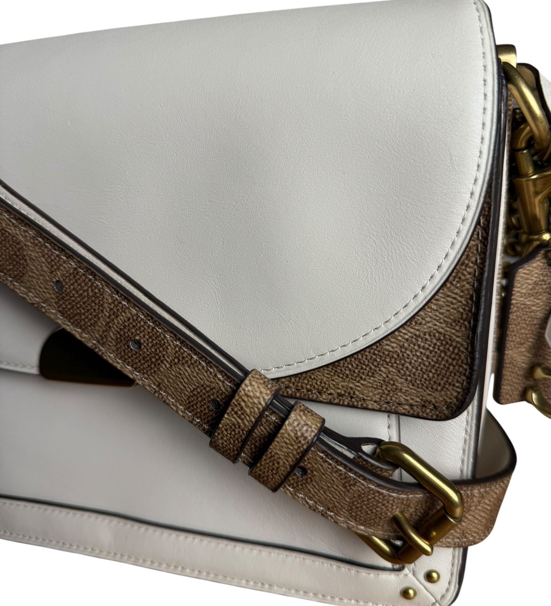 Coach Leather Messenger Bag
