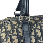 Christian Dior Canvas Monogram Trotter Mini Boston Hand Bag