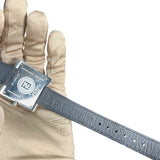 Fendi FF Black Dial Black Leather Strap