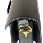 Gucci Black Leather Horsebit 1955 Shoulder Bag