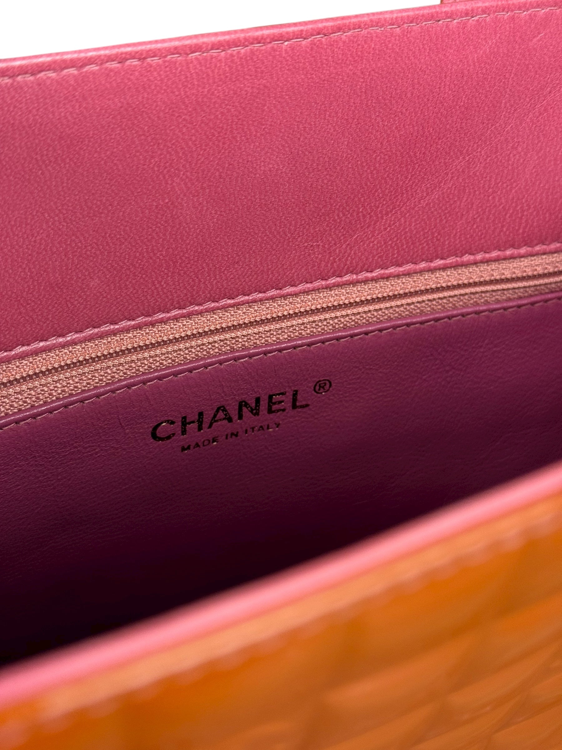 Chanel Chocolate Bar Patent Tote 2002