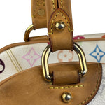Louis Vuitton White Monogram Murakami Claudia Handbag