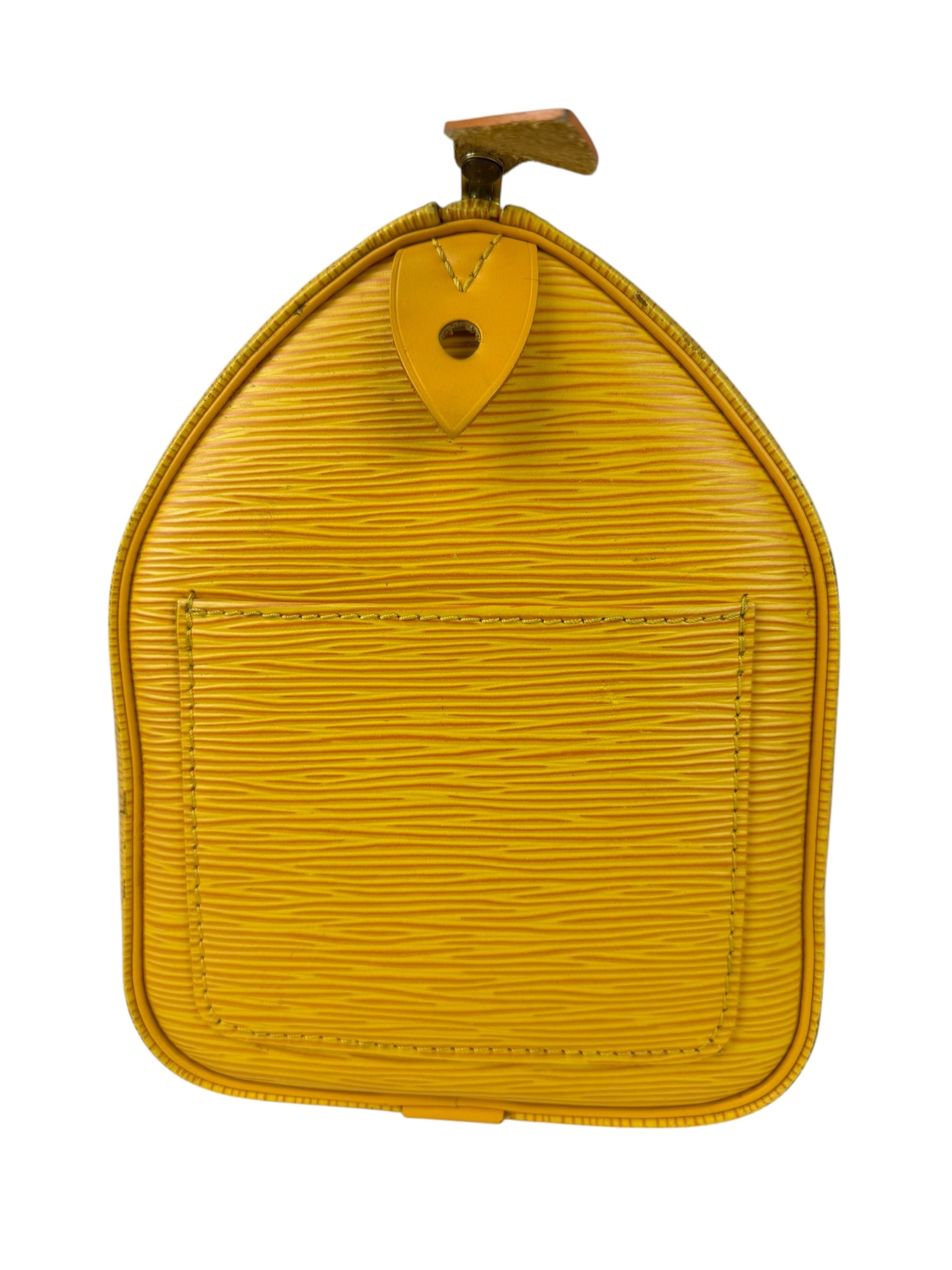Louis Vuitton Yellow Epi Leather Speedy 25
