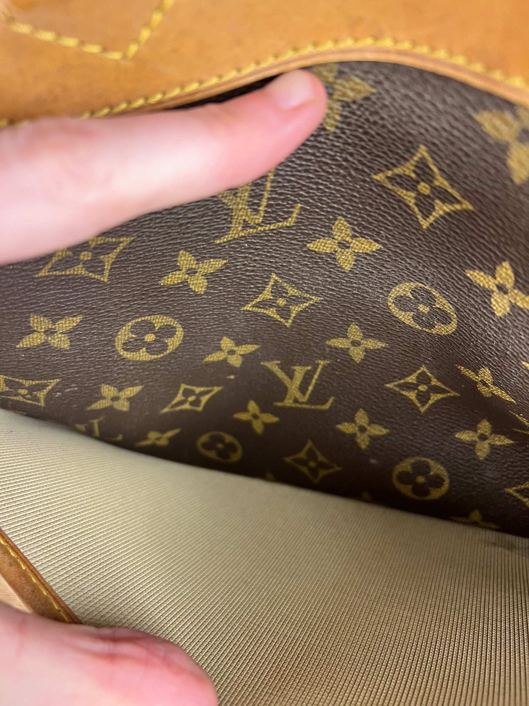 Louis Vuitton Vintage Monogram Deauville Handbag