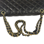 Chanel Black Lambskin Double Flap Bag 2017