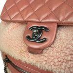 Chanel Paris-Salzburg Pink Shearling Mountain Backpack 2015